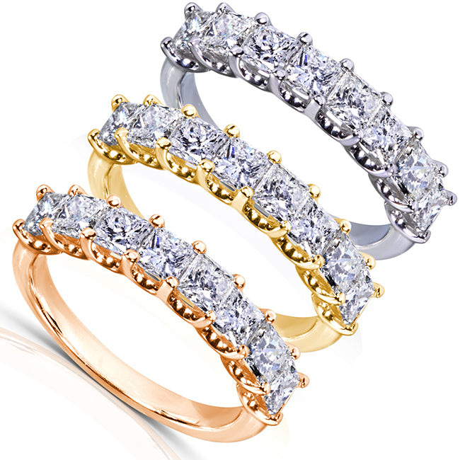 1.5 Carat Natural Diamond 8-Stone Ring