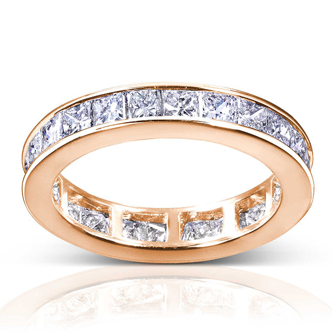 3 Carat Natural Diamond Channel Eternity Ring