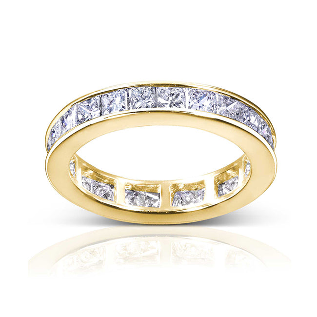 3 Carat Natural Diamond Channel Eternity Ring