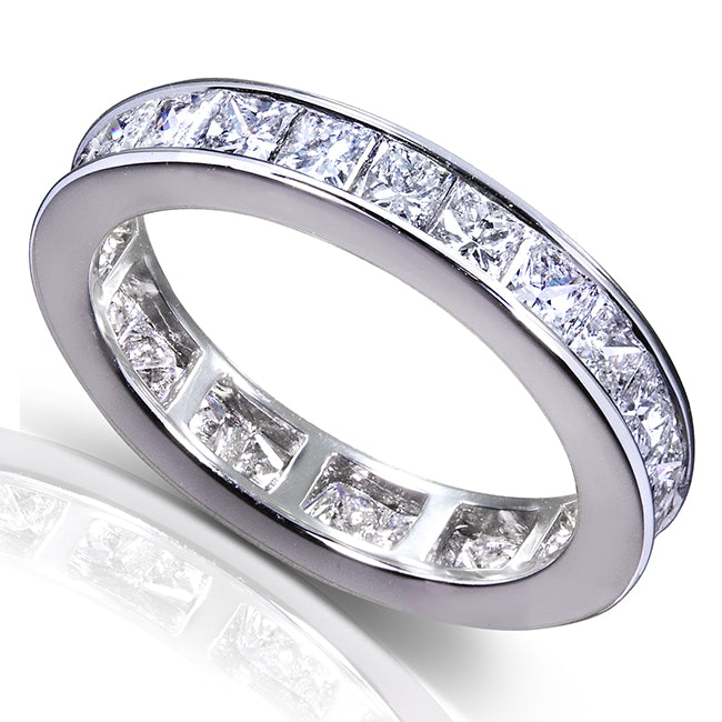 3 Carat Natural Diamond Channel Eternity Ring
