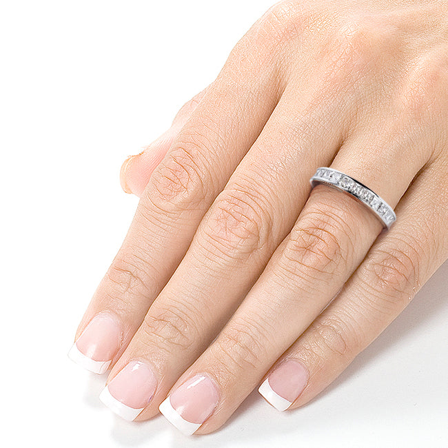 3 Carat Natural Diamond Channel Eternity Ring