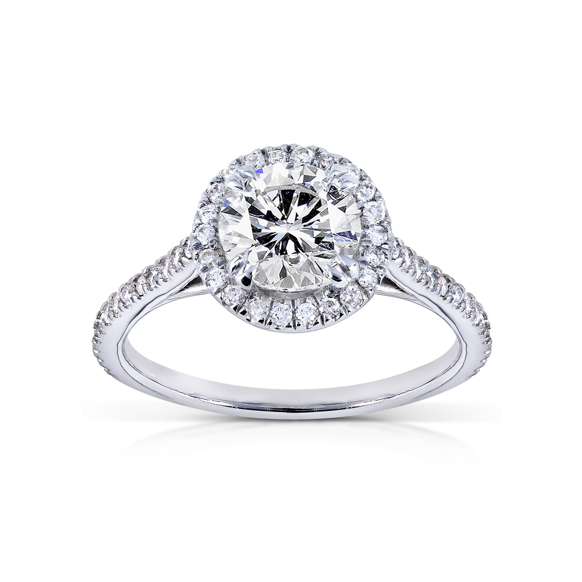 1.25 Carat Natural Diamond Round Original Ring