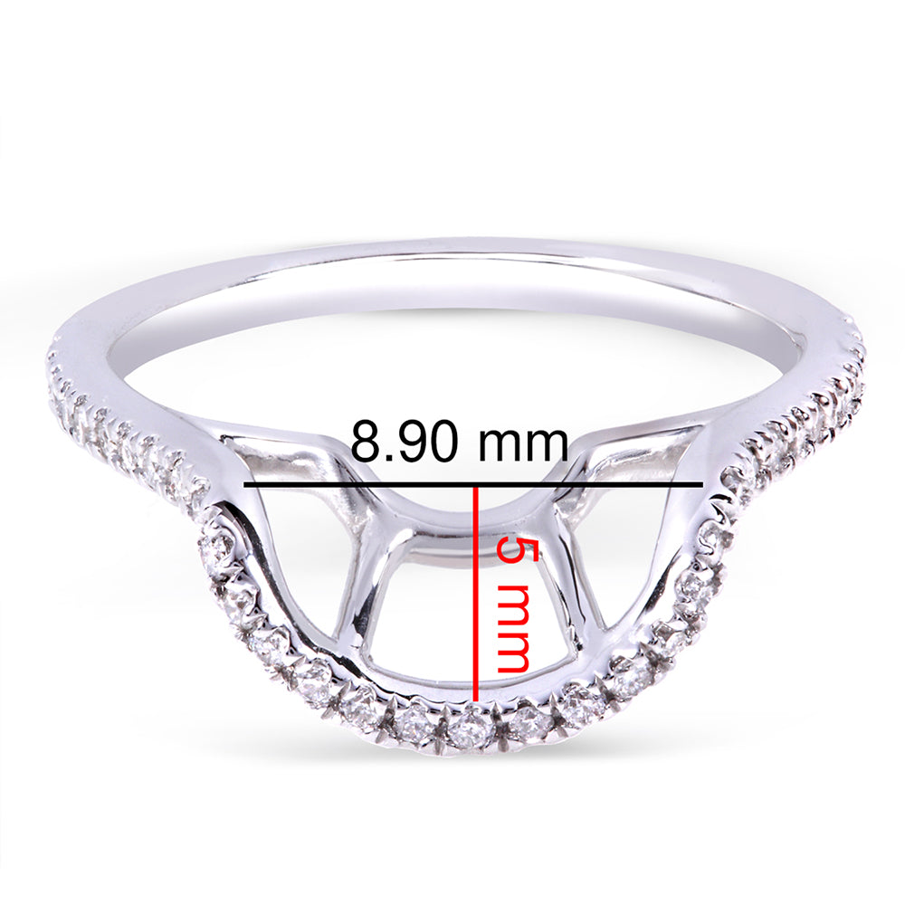 Natural Diamond Shadow Ring - 61764 Series