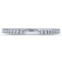 Kobelli Lab Grown Diamond Notched Shadow Wedding Band 1/8 CTW (DEF/VS)