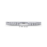 Notched Diamond Wedding Band 1/8 CTW in 14k Gold - 61765 & 62200 Series