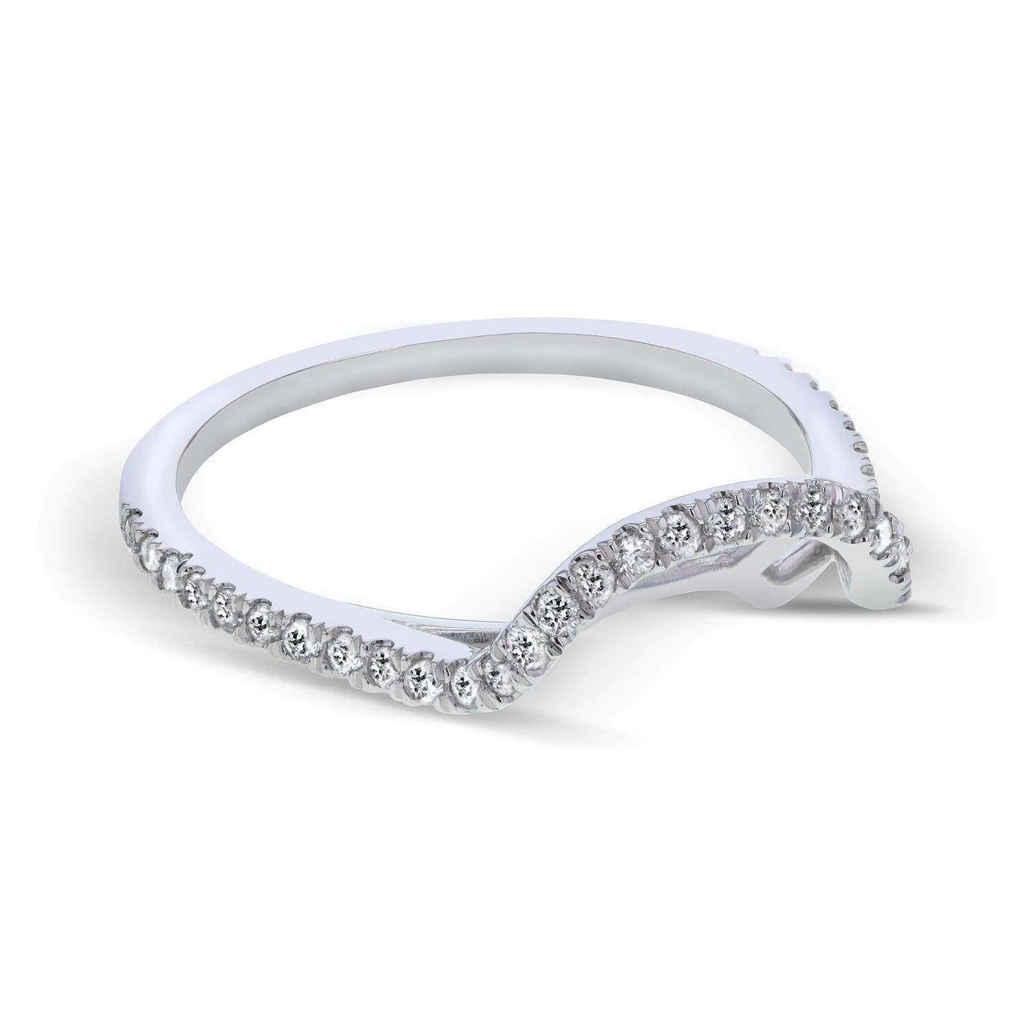 Kobelli Matching Diamond Wedding Band 14K White Gold (1/5 CTW) - 61767 Series