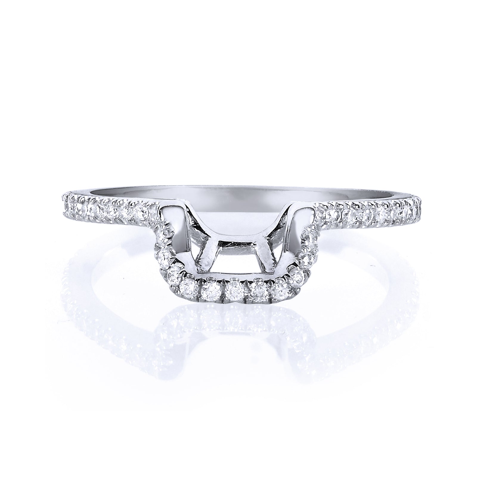 Natural Diamond Shadow Ring - 61768 Series
