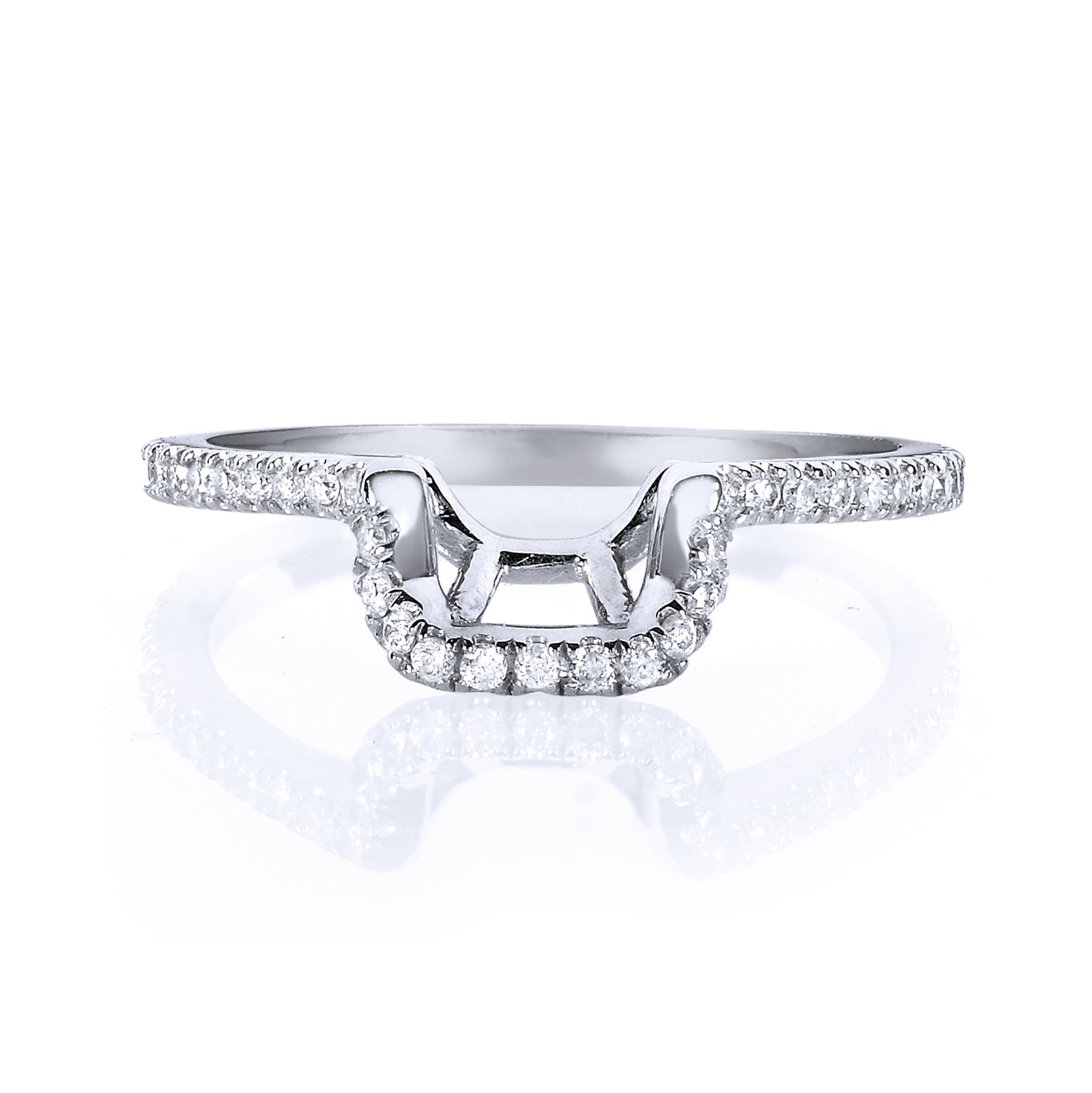 Natural Diamond Shadow Ring - 61768 Series