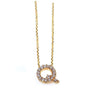Kobelli Small A-Z Letter Diamond Pendant Gold 61787/Q