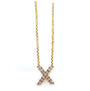 Kobelli Small A-Z Letter Diamond Pendant Gold 61787/X