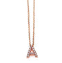 Kobelli Small A-Z Letter Diamond Pendant Gold 61788/A