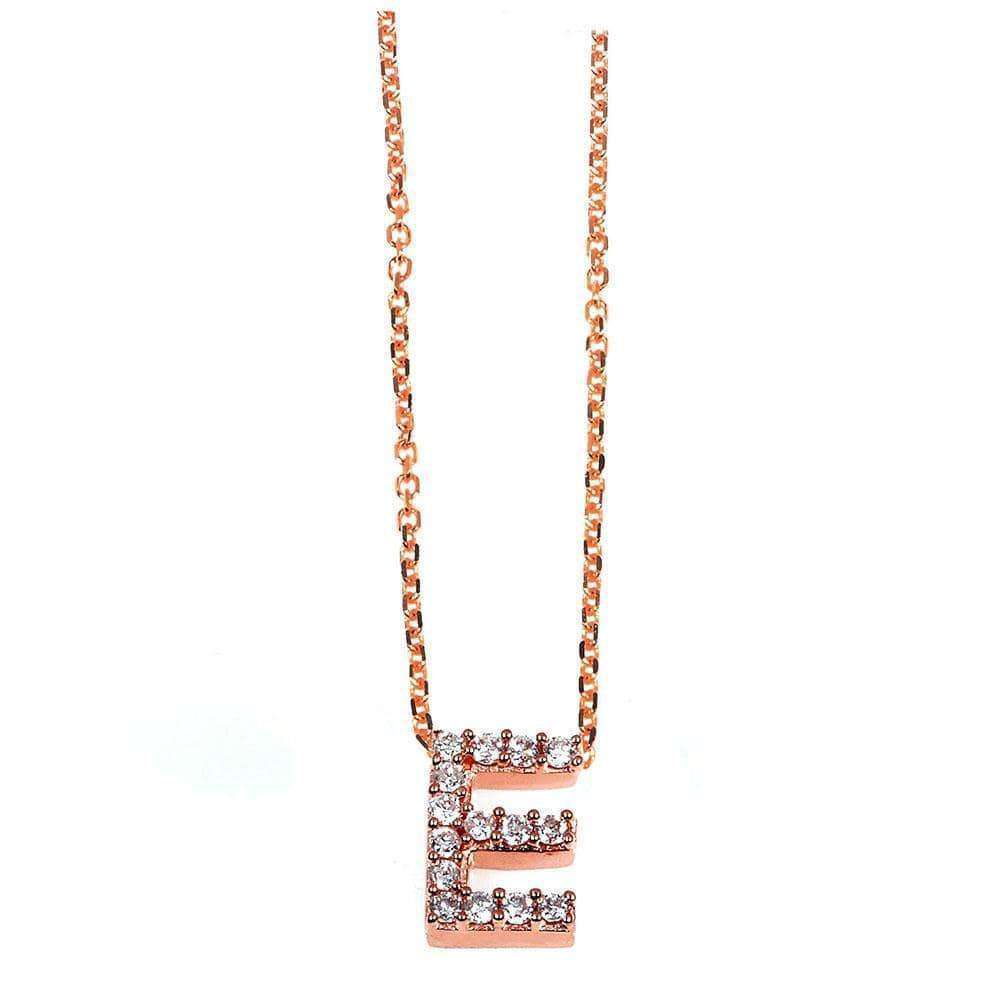 Kobelli Small A-Z Letter Diamond Pendant Gold 61788/E