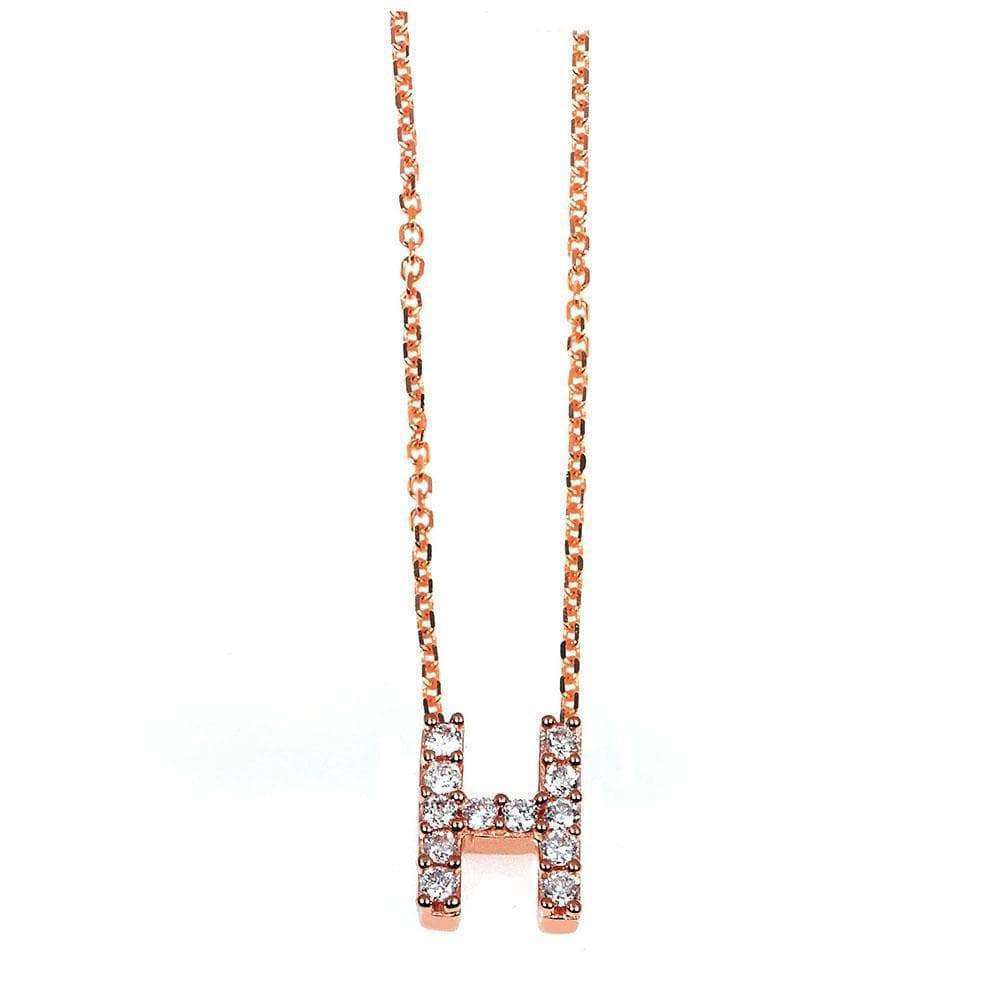 Kobelli Small A-Z Letter Diamond Pendant Gold 61788/H