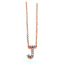 Kobelli Small A-Z Letter Diamond Pendant Gold 61788/J