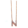 Kobelli Small A-Z Letter Diamond Pendant Gold 61788/N