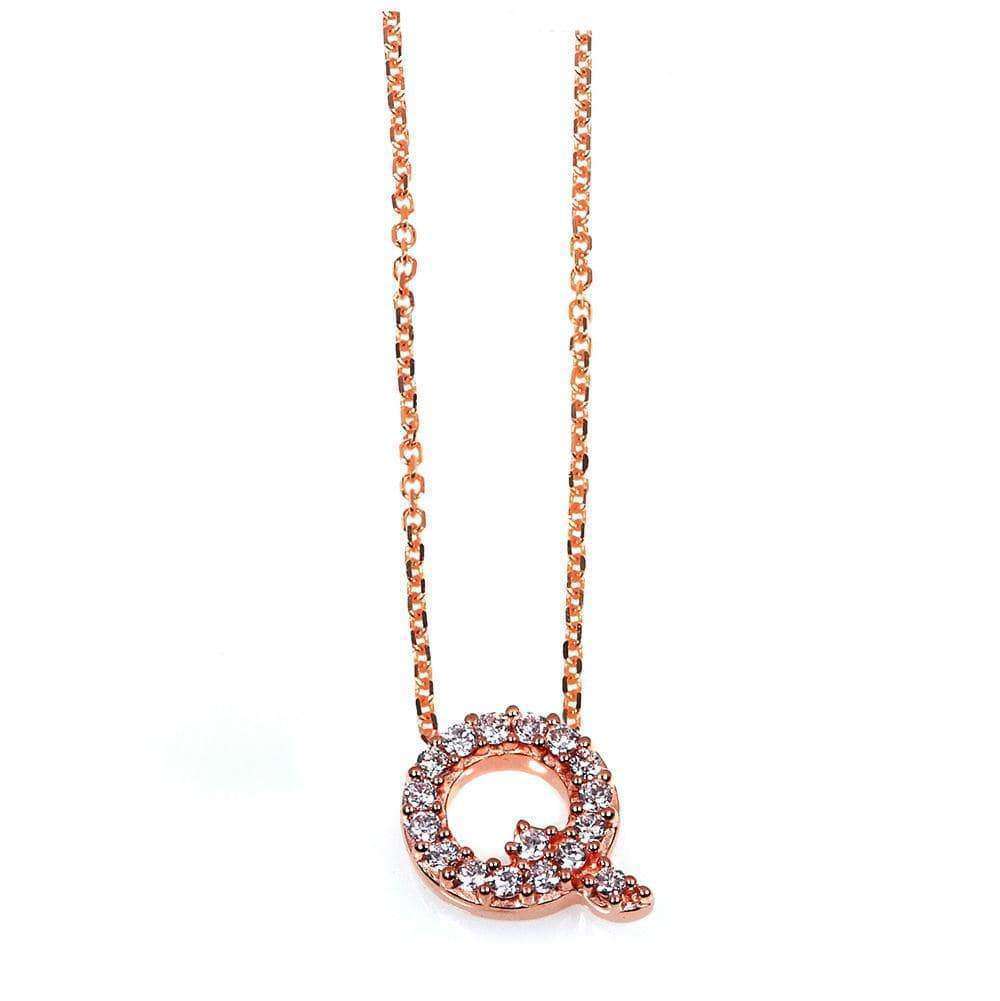 Kobelli Small A-Z Letter Diamond Pendant Gold 61788/Q