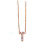 Kobelli Small A-Z Letter Diamond Pendant Gold 61788/T