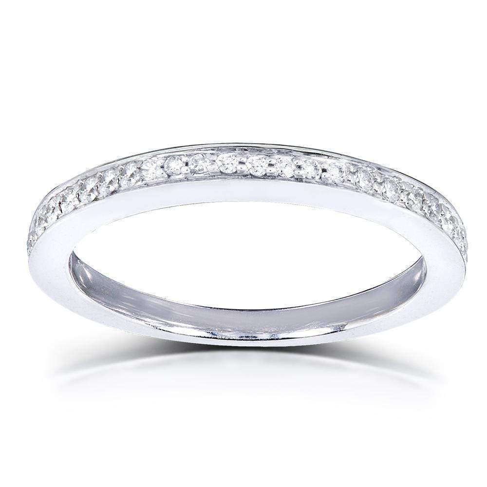 Kobelli Diamond Wedding Band 1/5 Carat (ctw) in 14K White Gold