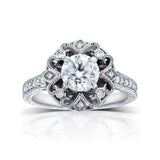 1ct Natural Diamond Antique Embellished Ring