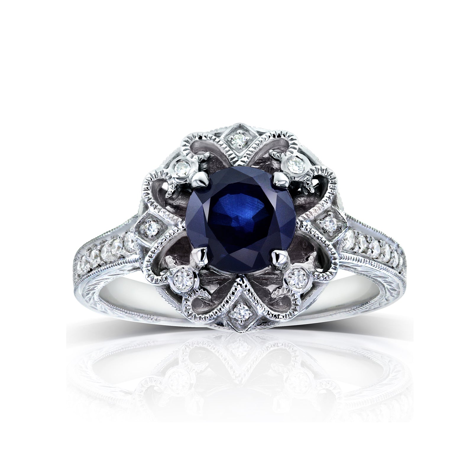 6.5mm Sapphire Roze Ring