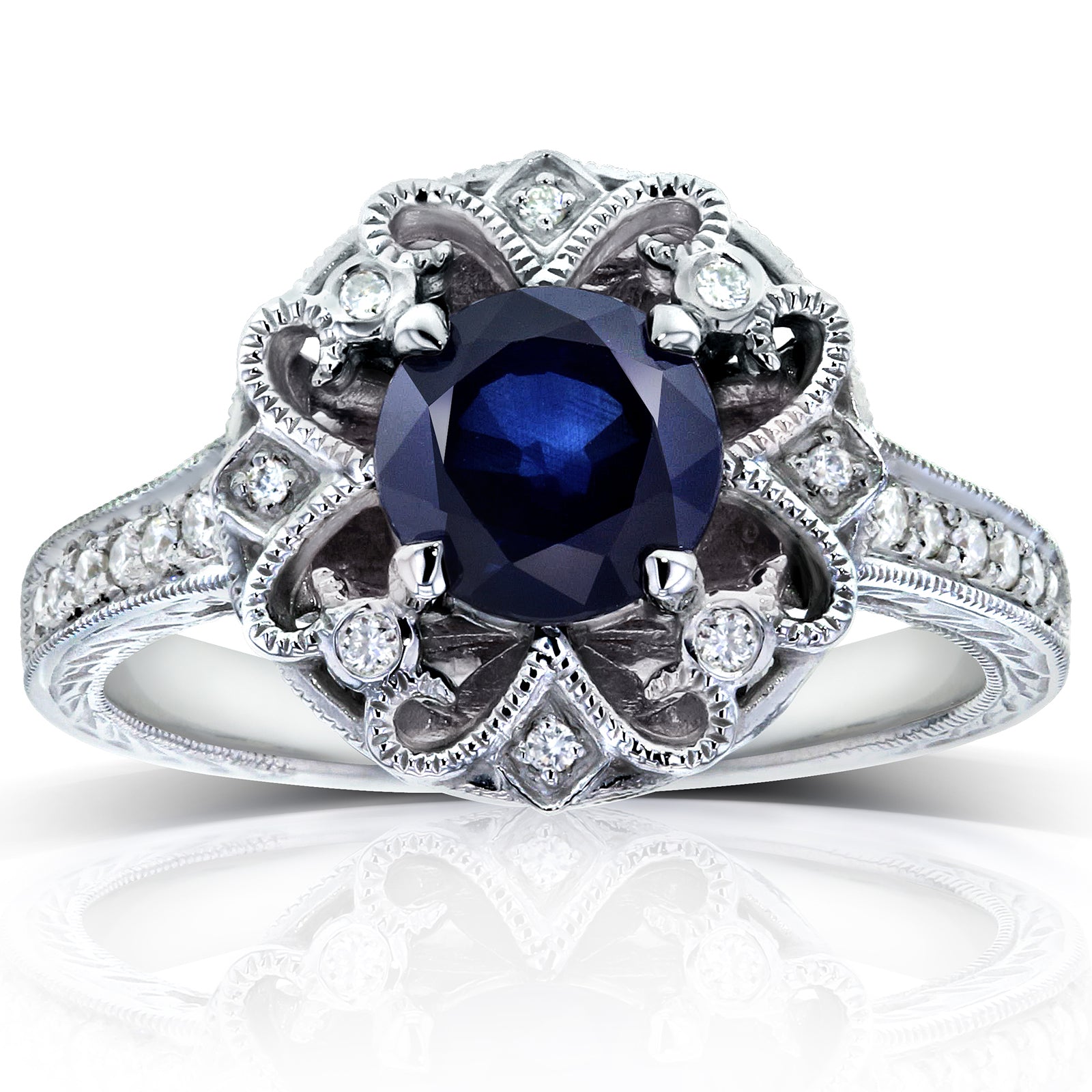 6.5mm Sapphire Roze Ring