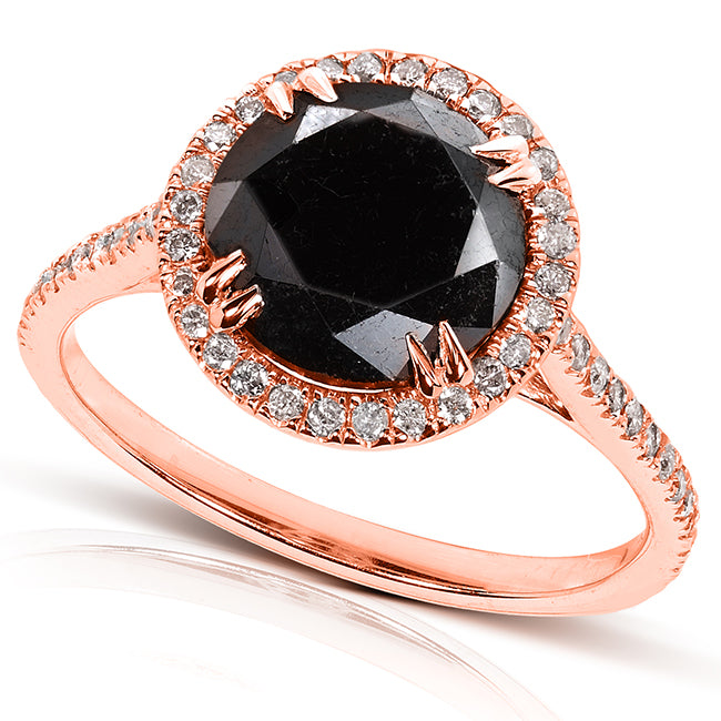 3.8 Carat Black Diamond Original Ring