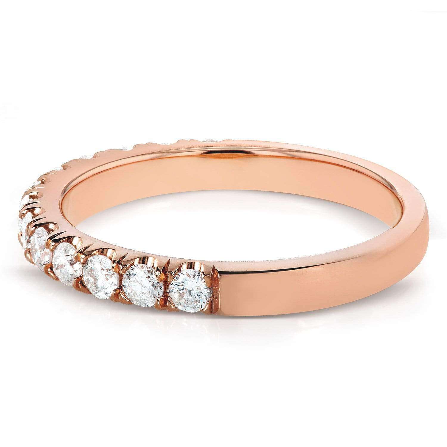 Kobelli French Pave Comfort Fit Platinum