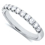 Kobelli French Pave Comfort Fit Platinum