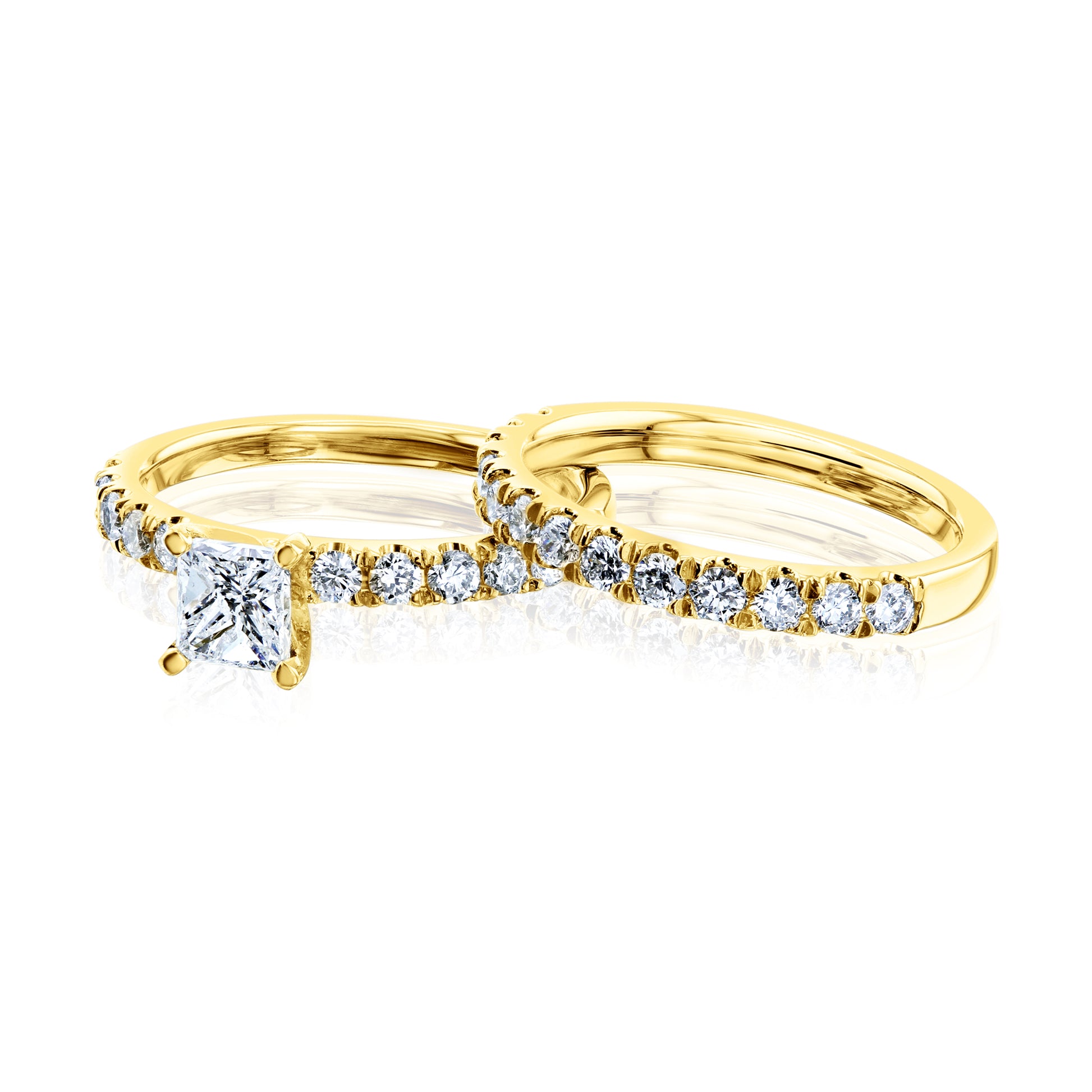 1.5 Carat Natural Diamond Lyon Bridal Set