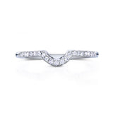 1/6ct.tw Diamond Rounded Contour Shadow Band