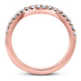 Kobelli Lab Grown Diamond Women's Curved Wedding Band 1/5 CTW 14k Gold (DEF/VS)