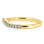 Kobelli Lab Grown Diamond Women's Curved Wedding Band 1/5 CTW 14k Gold (DEF/VS)