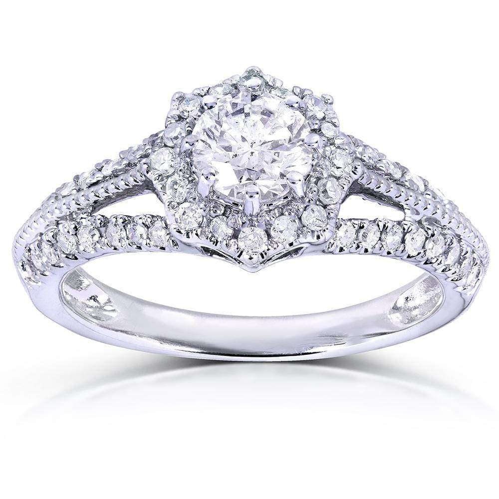 Vintage Star Halo Ring