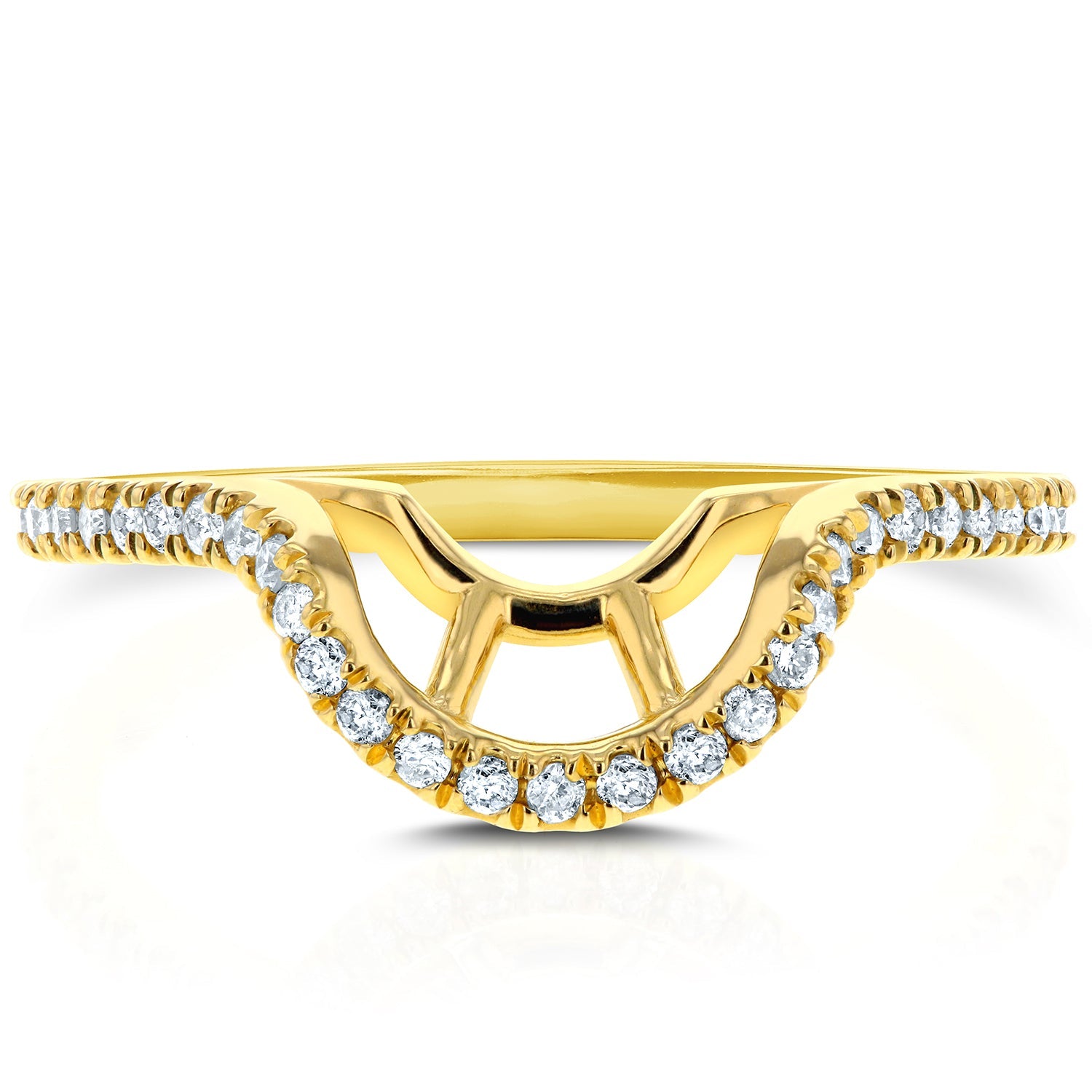 Natural Diamond Shadow Ring - 62059 Series