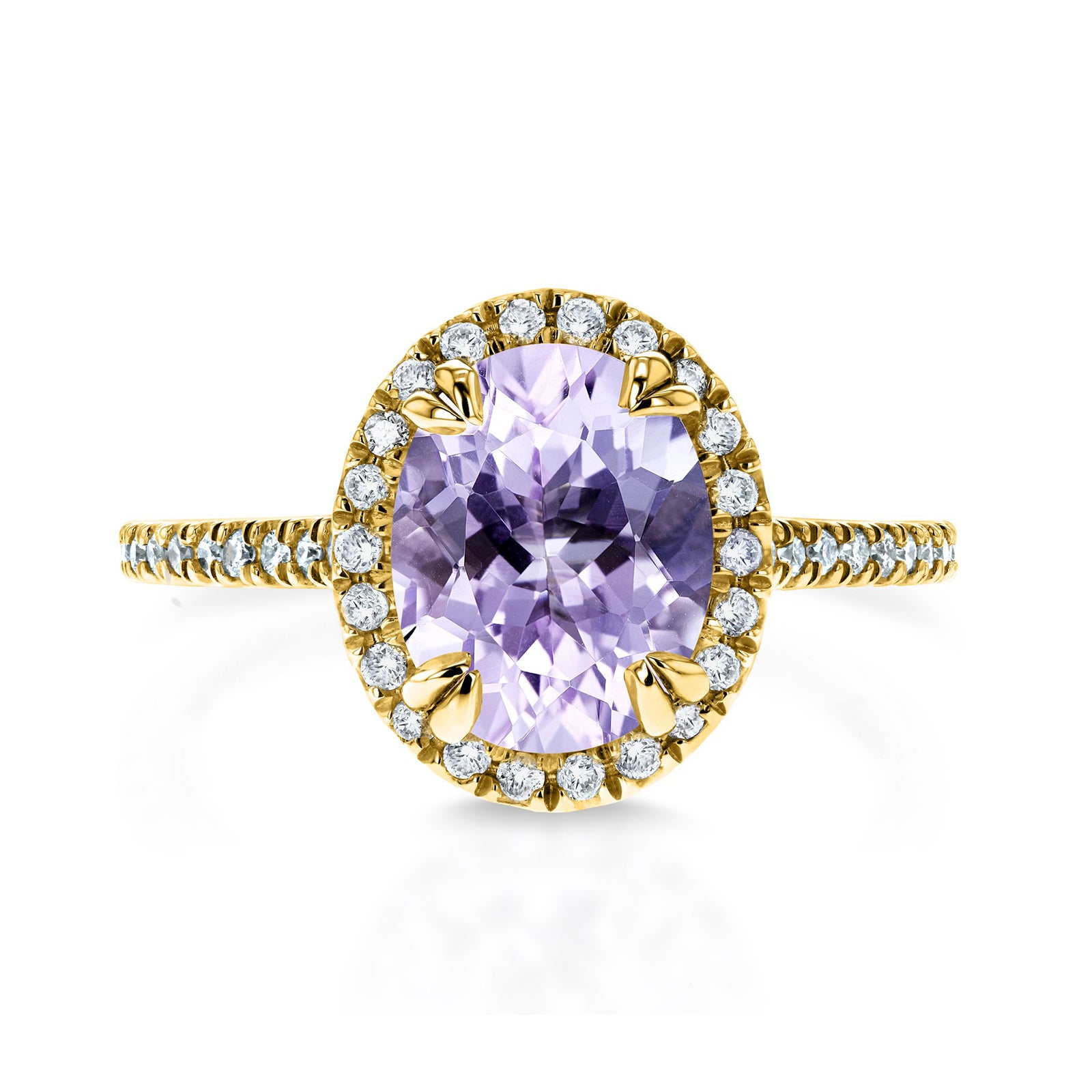 Gemstone Classic Ring (Amethyst or Topaz)