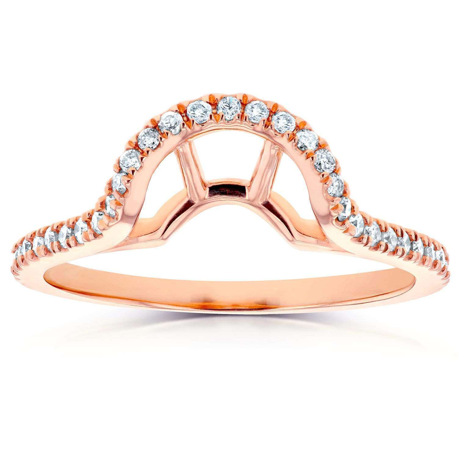 Natural Diamond Shadow Ring - 62059 Series