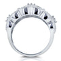 Kobelli Diamond Antique Filigree Wide Anniversary Ring 1/2 carat (ctw) in 10K White Gold