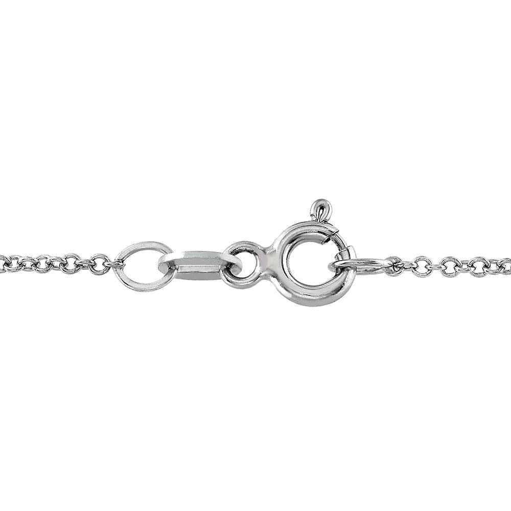 Kobelli 3 Diamond Bezel Necklace 1/3 CTW in 14K White Gold 62145R