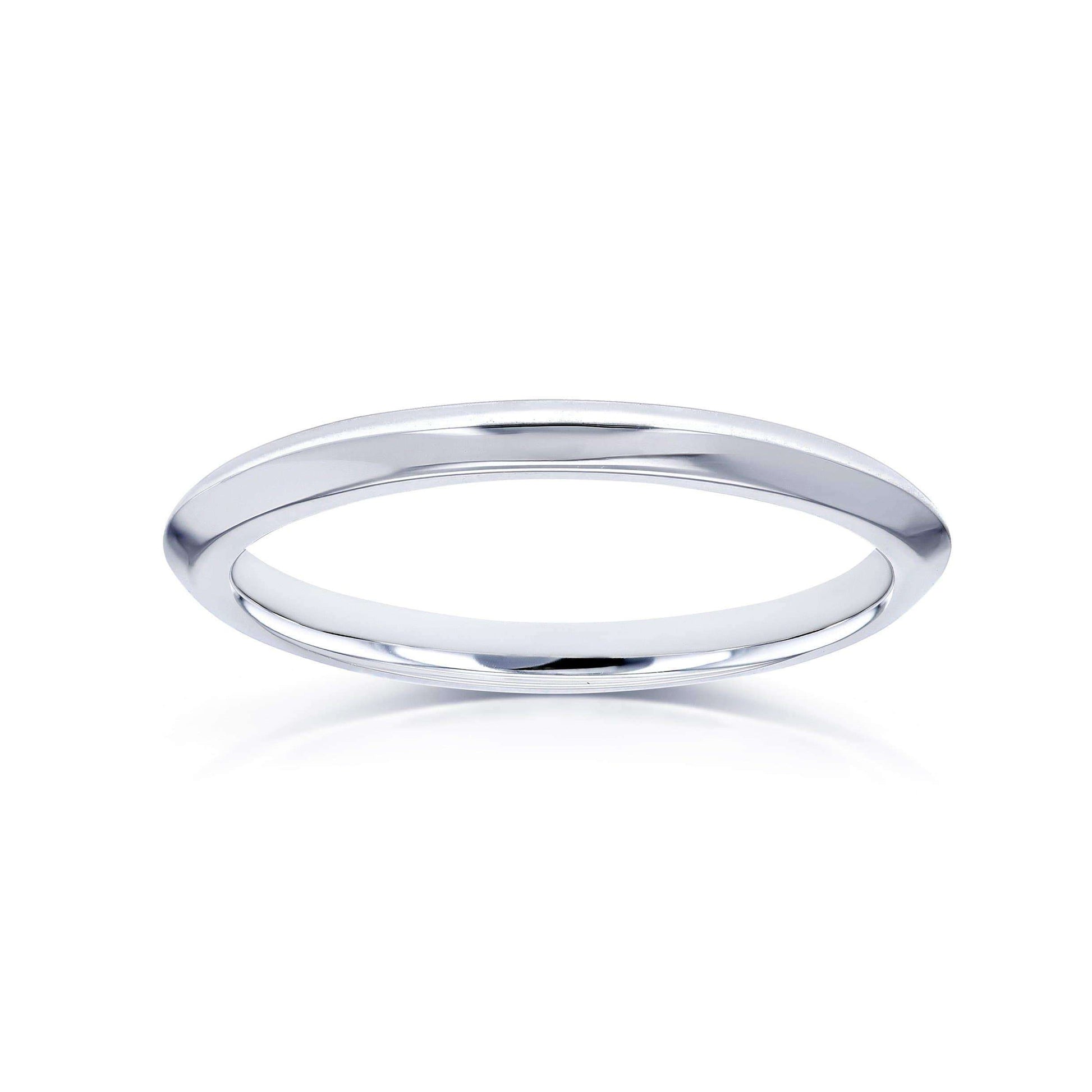 1.7mm Plain Gold Saber Ring