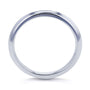 Kobelli Kobelli V-Edge Solid 14k White Gold Band