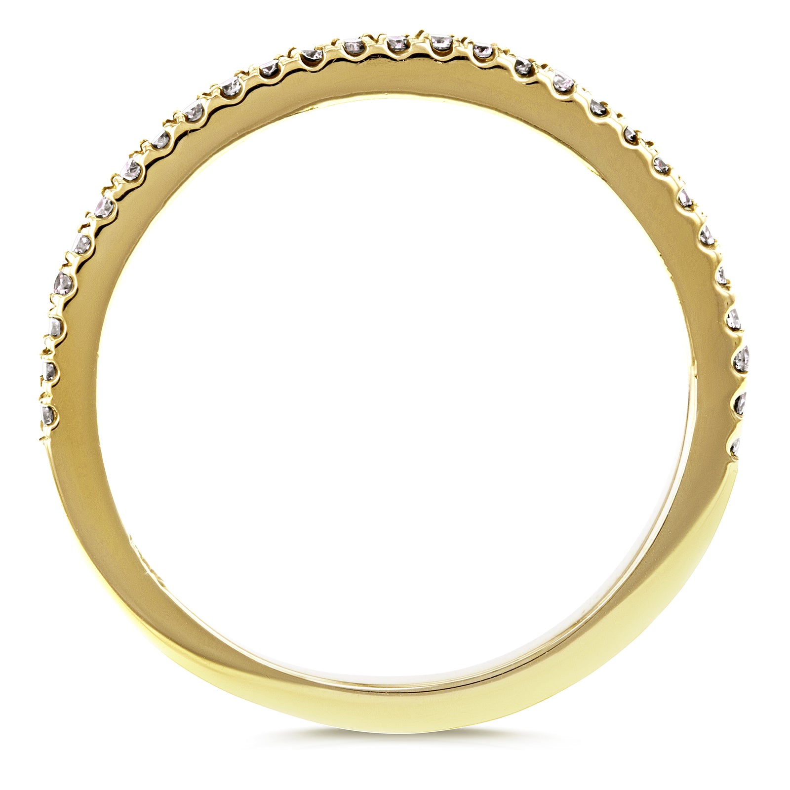 0.15 Carat Natural Diamond Split Prongs Ring