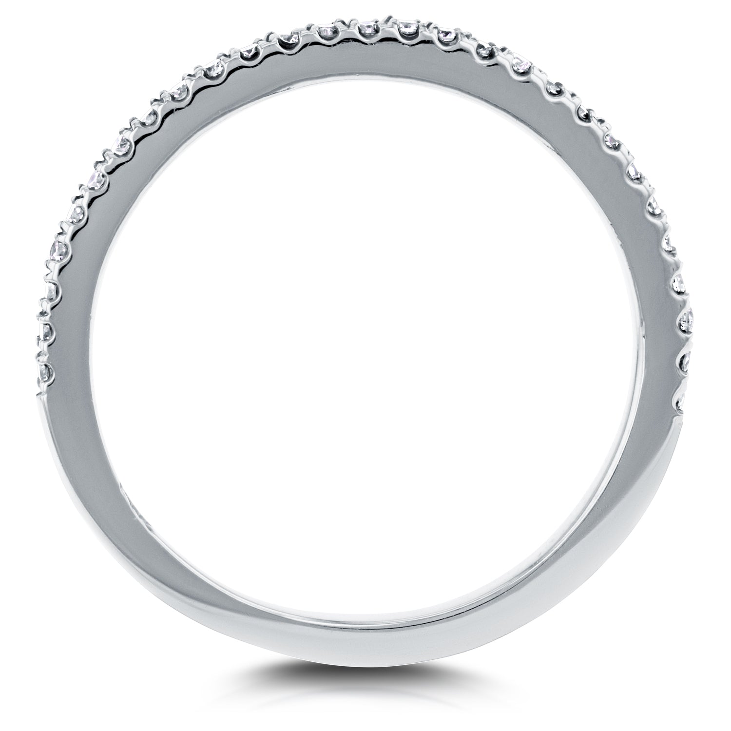 0.15 Carat Natural Diamond Split Prongs Ring