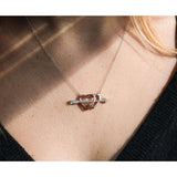 Kobelli Cupids Arrow Double Hearts Diamantvedhæng 1/5 karat (ctw) i 10k tofarvet guld 62168-WR