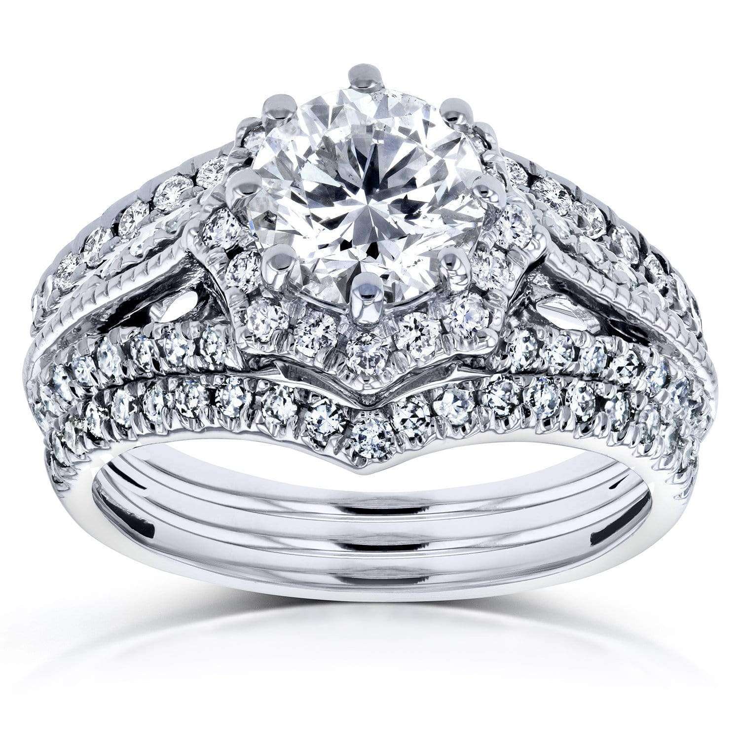 Vintage Web Halo 3pc Bridal Set