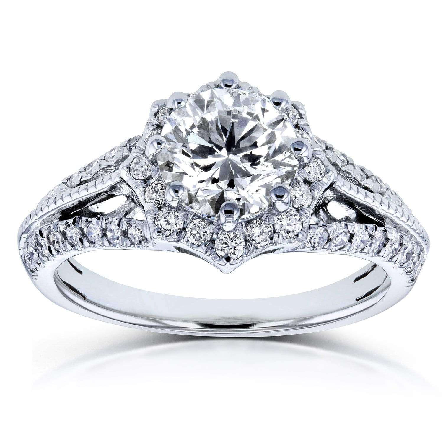 Vintage Web Halo Ring