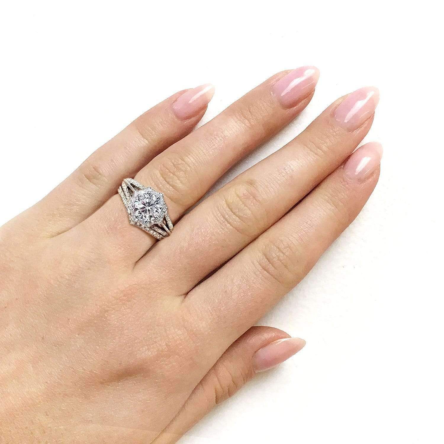 Vintage Web Halo Bridal Set