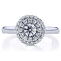 Kobelli Round Brilliant Diamond Dome Ring 4/5 CTW 14k White Gold