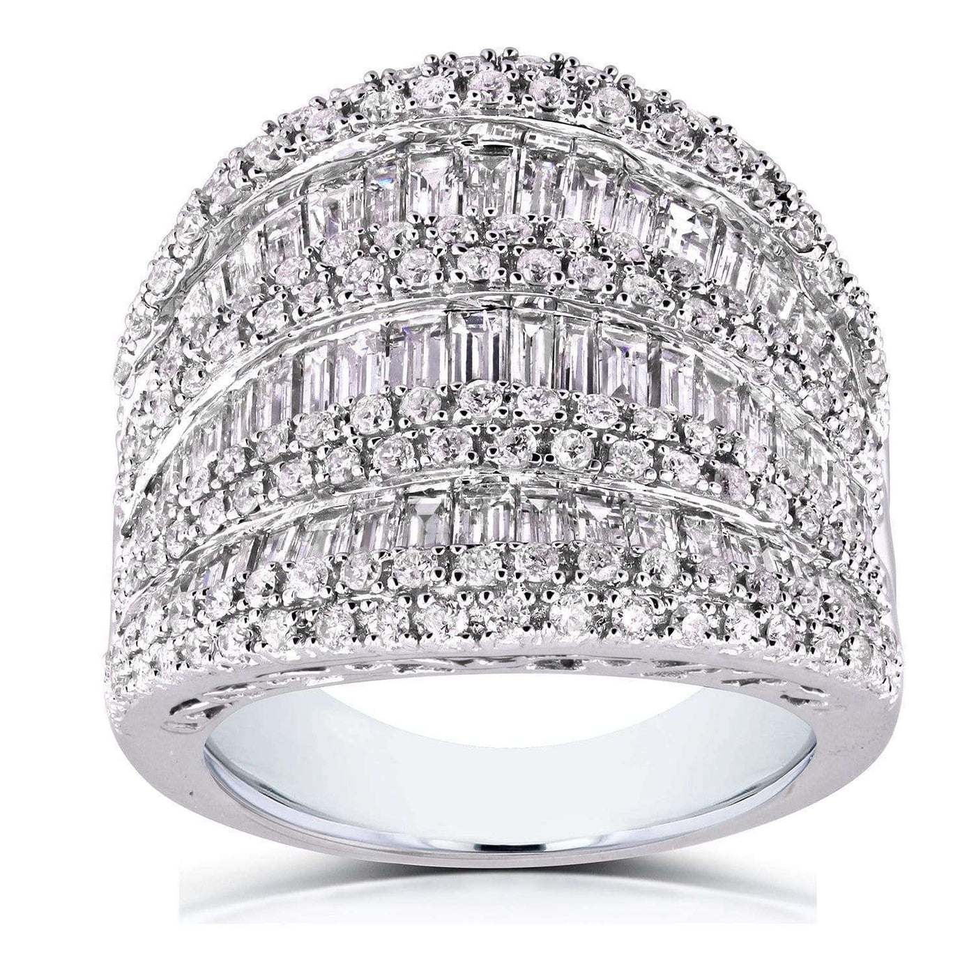 Multi row diamond ring discount