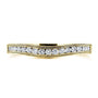 Kobelli Diamond Contoured Wedding Band Vintage Engravings 1/5ct TDW in 14k Yellow Gold