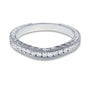Kobelli Diamond Contoured Wedding Band Vintage Engravings 1/5ct TDW in 14k White Gold
